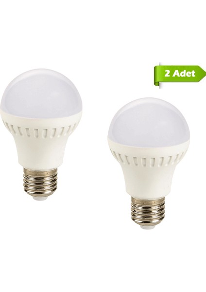 5W Enerji Tasarruflu LED Ampul ( 2 Adet)