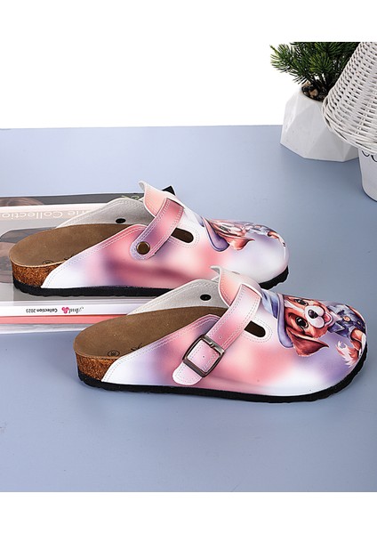 8046 Şapkalı Tatlı Köpek Desenli Sabo Terlik fiyatları