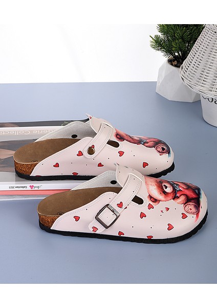 8045 Tatlı Ayıcık Desenli Sabo Terlik fiyatları