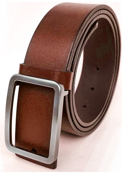 Rich Smith Deri Kemer Erkek Spor Taba Iğne Toka 4 cm / RS1016 Siyah (Bison)