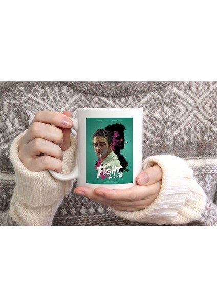 Fight Club Baskılı Seramik Kahve Çay Kupası fiyatları