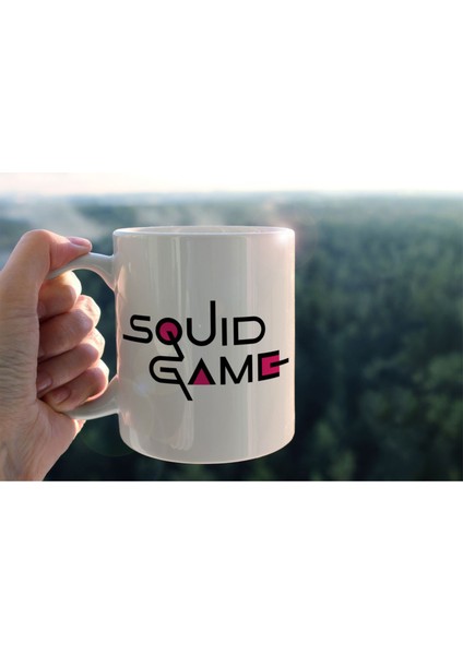 Squid Game Baskılı Seramik Kahve Çay Kupası fiyatları