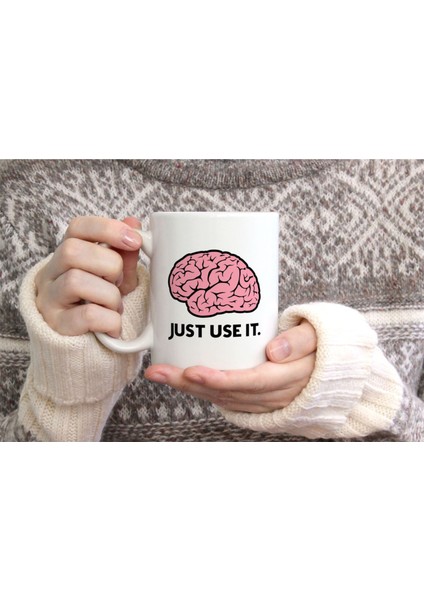 Just Use It Baskılı Seramik Kahve Çay Kupası fiyatları