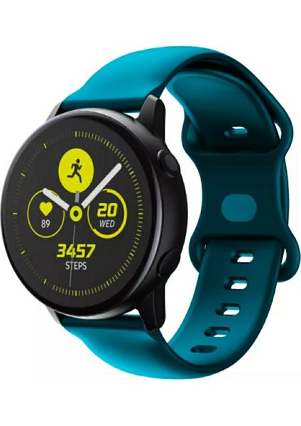 22 mm Universal Jel Silikon Kordon Akıllı Pimli Turkuaz