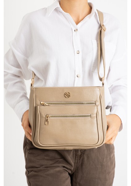 Sn 1399 Kadın Kol Çantası Çok Bölmeli Omuz Çantası