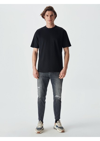 Erkek Siyah T-shırt