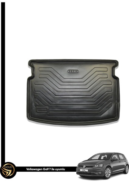 Volkswagen Golf 7 Rubber Yumuşak 3D Bagaj Havuzu