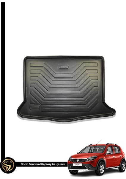 Dacia Sandero 2008-2020 Cloud Yumuşak 3D Uyumlu Bagaj Havuzu