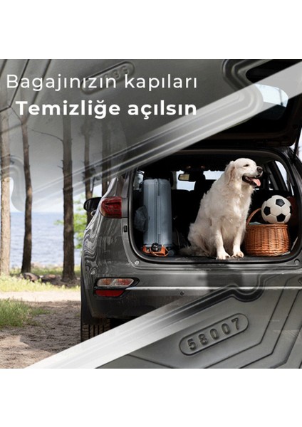 Opel Grandland x 2016 ve Sonrası Alt Kademe Rubber Yumuşak 3D Bagaj Havuzu