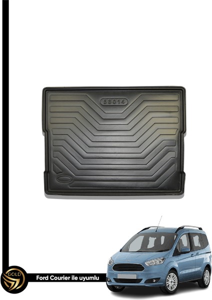 Ford Courier Space Kauçuk 3D Birebir Uyumlu Bagaj Havuzu