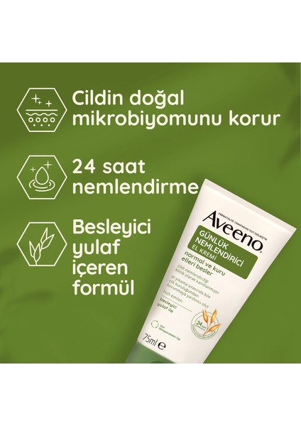 Günlük Nemlendirici El Kremi 75 ml