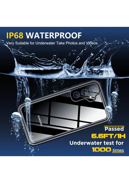 Samsung Galaxy S24+ Için Snowproof Dustproof Shockproof Yerleşik Ekran IP68 Sealed Tam Koruma Underwater Kılıf Kapaklı (Yurt Dışından) fiyatları