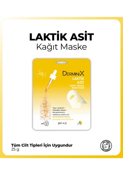 Laktik Asit Kağıt Maske