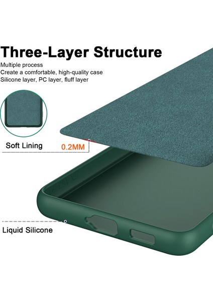 Samsung Galaxy S24 Ultra Için Ince Likit Silikon Yumuşak Telefon Kılıfı - Mor (Yurt Dışından) fırsatları