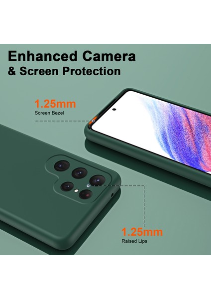 Samsung Galaxy S24 Ultra Için Ince Likit Silikon Yumuşak Telefon Kılıfı - Mor (Yurt Dışından) indirimleri