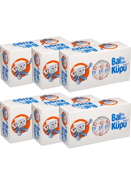 Çift Sargılı Küp Şeker 750 gr 6 Paket