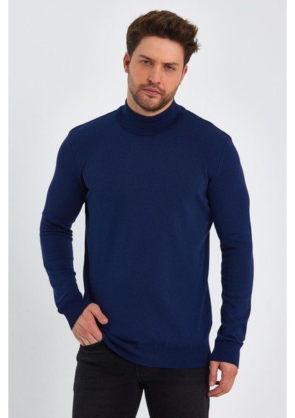 Yarım Balıkçı Yaka Kazak (E22-Y0801AZ)