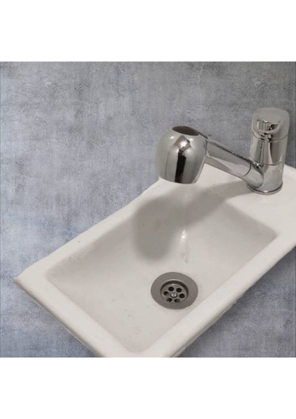 Karavanlara Özel Idates - Banyo Lavabo Evyesi Diktörgen