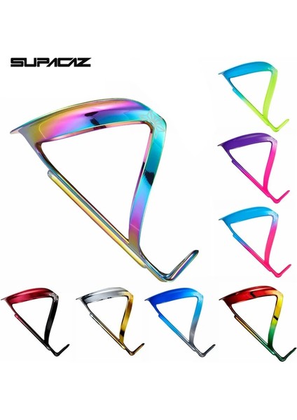 Mavi Yeşil Tarzı Supacaz Yağ Kaygan Dağ Bisikleti Su Şişesi Tutacağı Renkli Degrade Su Isıtıcısı Sahipleri Ultralight Bisiklet Aksesuarları (Yurt Dışından) fırsatları