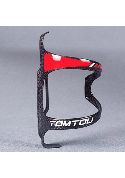 Kırmızı Stil Tomtou Tam 3k Karbon Fiber Su Şişesi Tutucu Roadmountain Bike Bisiklet Mtb Şişe Kafesi Parlak Ultralight 16G (Yurt Dışından) fırsatları