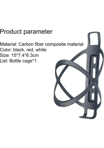 Kırmızı Stil 15X7.4X6.3CM Sağlam Entegral Karbon Fiber Stabil Şişe Kafesi Oluşturulmuş Bisiklet Şişe Tutucu Yol Bisikletleri Için Ultra Hafif Ekipman (Yurt Dışından) indirimleri