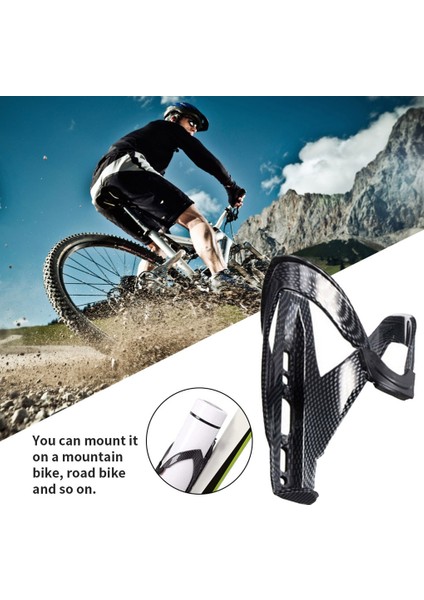 Camgöbeği Tarzı Mtb Bisiklet Su Şişesi Tutucu Karbon Fiber Dağ Bisikleti Şişe Can Kafes Braketi Bisiklete Binme Içecek Su Bardağı Raf Aksesuarları (Yurt Dışından) fiyatları