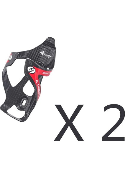 2 Adet Kırmızı Stil Bisiklet Şişe Tutucu Tam Karbon Fiber Su Şişesi Kafesi Bisiklet Aksesuarları 25G 3k Parlak Kaplama (Yurt Dışından)