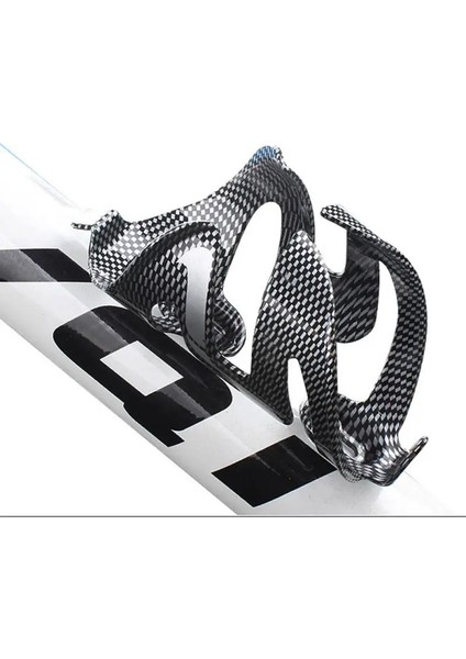 No.1 Tarzı Bisiklet Şişe Tutucu Karbon Fiber Bisiklet Bisiklet Şişe Tutucu Bisiklet Su Kafesi Raf Içecek Tutma (Yurt Dışından)