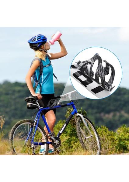 Mavi Stil Bisiklet Su Şişesi Tutucu Bisiklet Su Şişesi Kafesleri Tam Karbon Yol Bisikleti Şişe Tutucu Ultra Hafif Döngü Ekipmanı Mat (Yurt Dışından) fırsatları