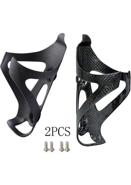 Parlak 2 Adet Tarzı 2 Adet Sıcak Tam Karbon Fiber Bisiklet Su Şişesi Kafesi Mtb Yol Bisikleti Şişe Tutucu Ultra Hafif Döngüsü Ekipmanları Mattelight (Yurt Dışından) modelleri