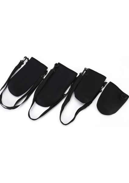 1500ML Kupa Setleri Stili ml Su Şişesi Kapağı Çanta Kılıfı Askısı Neopren Su Kılıfı Tutacağı Omuz Askısı Siyah Şişe Taşıyıcı Yalıtımlı Çanta (Yurt Dışından)