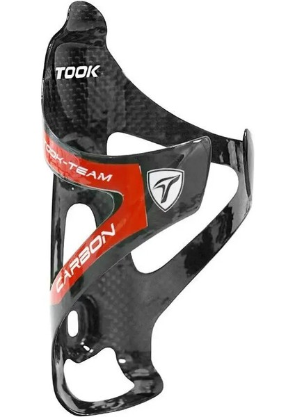 Siyah Kırmızı Stil Toseek Bisiklet Şişe Tutucu Tam Karbon Fiber Su Şişesi Kafes Bisiklet Aksesuarları 25G 3k Parlak Kaplama (Yurt Dışından)