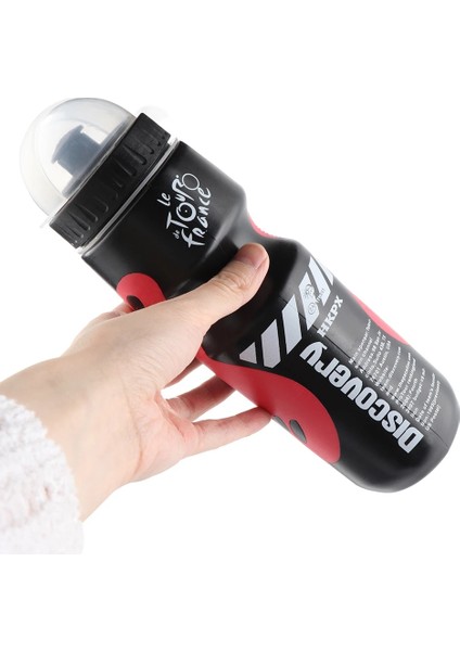 650ML 1 Adet Şişe Tarzı 650ML Mtb Bisiklet Bisiklet Bisiklet Su Içecek Şişesi + Tutucu Kafes Raf Plastik Taşınabilir Doğa Sporları Dağ Aksesuarları (Yurt Dışından)