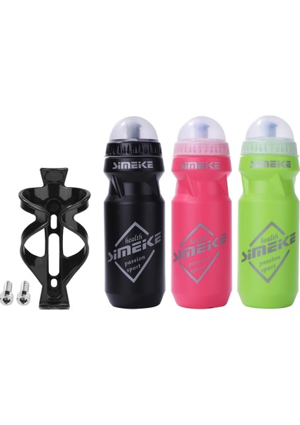 Mor Tarzı 610ML Dağ Yol Bisikleti Su Isıtıcısı Su Şişesi Tutucu Kafes Vidaları Seti Taşınabilir Açık Fitness Sporları Bisiklet Su Içecek Bardağı (Yurt Dışından) fiyatları