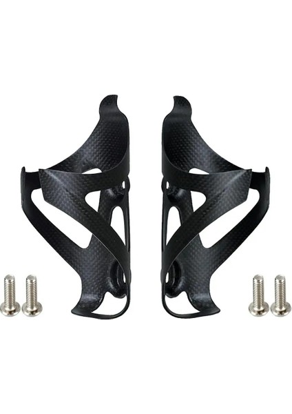 2 Adet Mat Stil 2021 Sıcak Satış Tam Karbon Fiber Bisiklet Su Şişesi Kafesi Mtb Yol Bisikleti Şişe Tutucu Ultra Hafif Döngüsü Ekipmanları Mat Parlak (Yurt Dışından)
