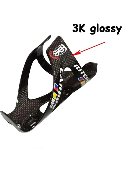 3k Parlak Logo Stili Yok Yol Bisikleti Şişe Tutucu Karbon Şişe Kafesi 3k Tam Karbon Fiber Mtb Dağ Bisikleti Su Şişesi Kafesleri Süper Hafif Freeg (Yurt Dışından) modelleri