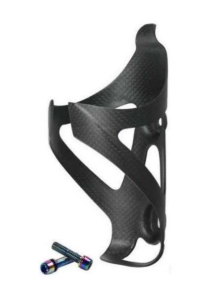 Siyah Mat Stil Tam Karbon Fiber Bisiklet Su Şişesi Tutucu Mtb Yol Bisikleti Kafesi Leftright Açık Mat Parlak Şişe Tutucu Bisiklet Aksesuarları (Yurt Dışından)