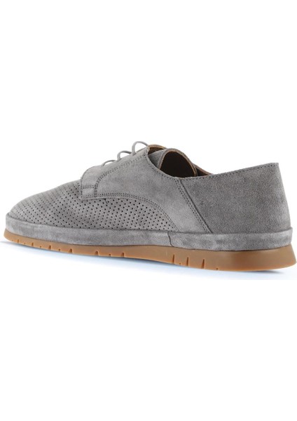 Gri Süet Erkek Düz Ayakkabı 07M0963 fırsatları