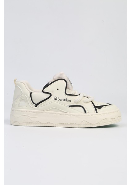 Benetton® | Bnı-10100 Bej Siyah-Ithal Kadın Spor Ayakkabı fiyatları