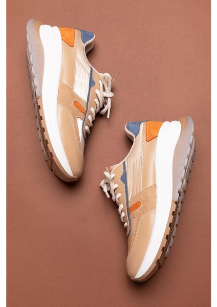 Sneakers Renkli Günlük Spor Ayakkabı MRS.59119 - Nude - 36 modelleri