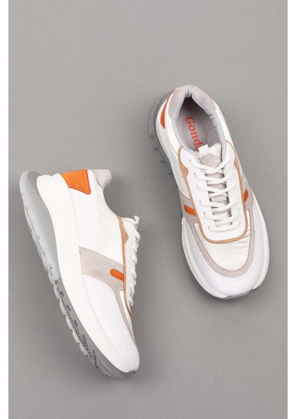 Sneakers Renkli Günlük Spor Ayakkabı MRS.59119 - Beyaz - 39