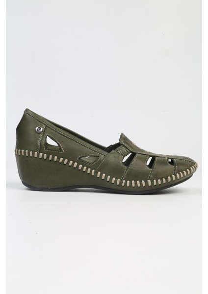 Pierre Cardin® | PC-53023- 3963 Yesil-Kadın Topuklu Günlük Ayakkabı