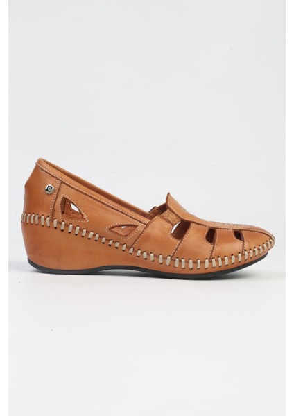 Pierre Cardin® | PC-53023- 3963 Taba-Kadın Topuklu Günlük Ayakkabı