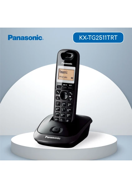 KX-TG2511 Telsiz Telefon - Siyah