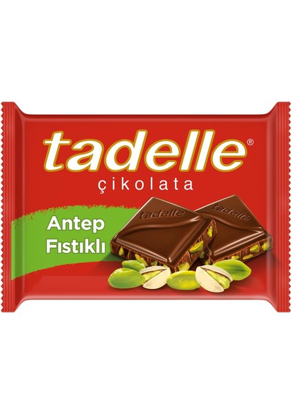 Antep Fıstıklı Sütlü Tablet Çikolata 60 gr x 6 Adet