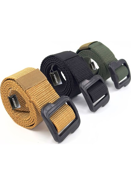 Siyah Plastik Toka Outdoor Taktik Kemer Palaska fırsatları