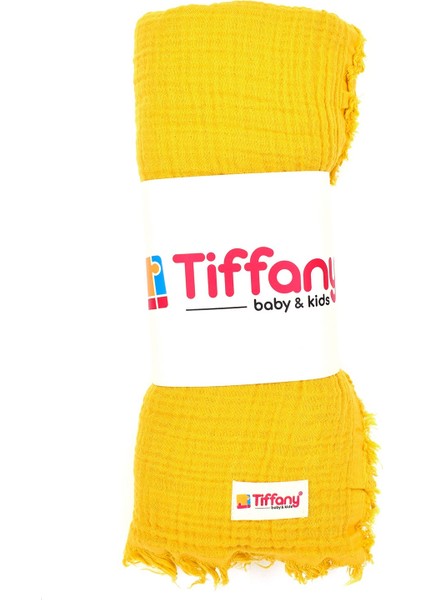 Tiffany Baby 4 Kat Müslin Bebek Battaniyesi 120X120 cm