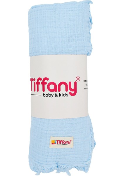 Tiffany Baby 4 Kat Müslin Bebek Battaniyesi 120X120 cm