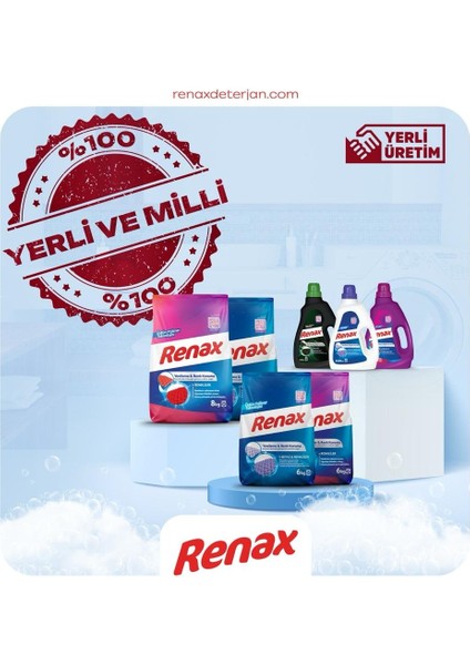 Çamaşır Makinesi Deterjanı Renkliler 6kg