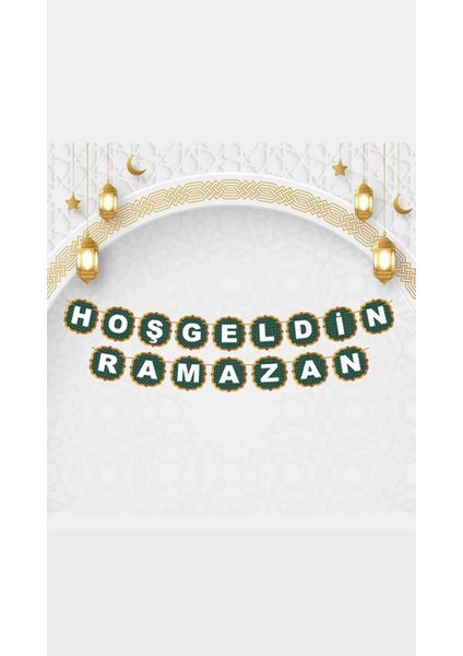 Ceylin Parti Balon Hoşgeldin Ramazan Yazı Banner